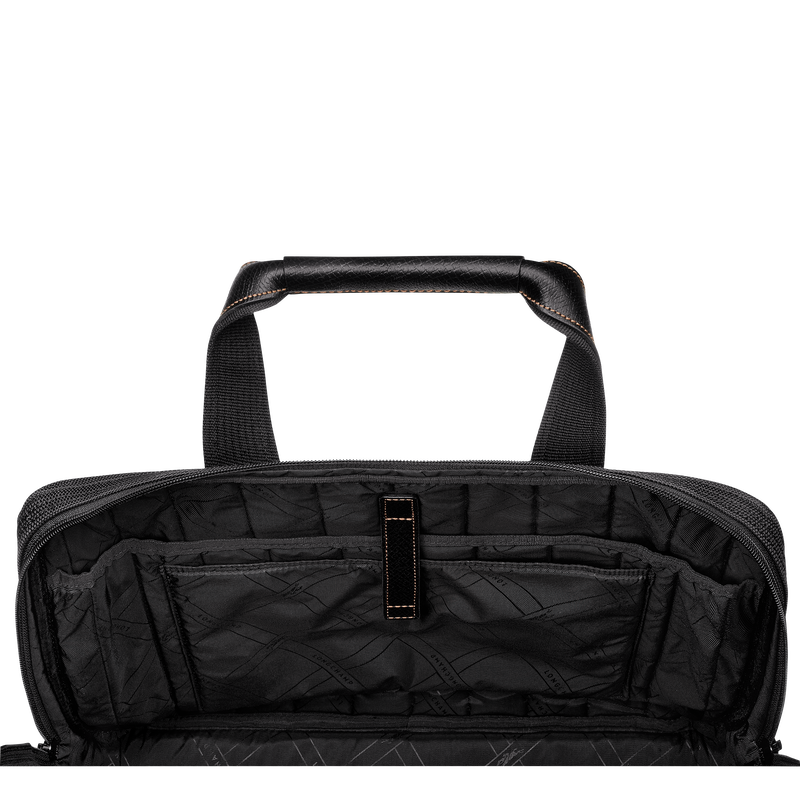 Boxford L Briefcase , Black - Recycled canvas  - View 5 of  5