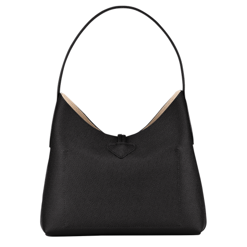 Le Roseau M Hobo bag , Black - Leather - View 4 of  6