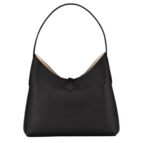 Roseau M Hobo bag , Black - Leather - View 4 of 5
