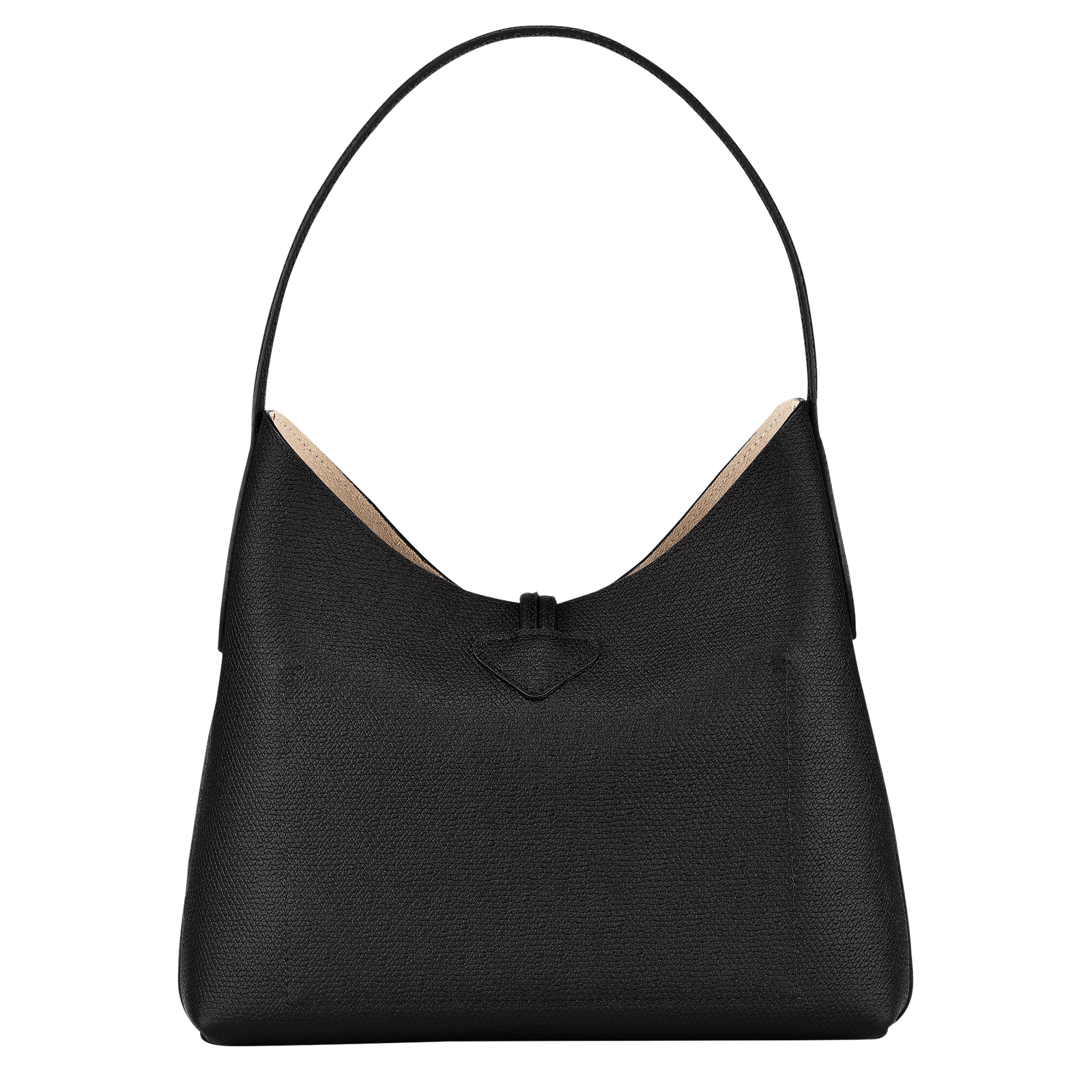 Louis vuitton 2025 black leather hobo