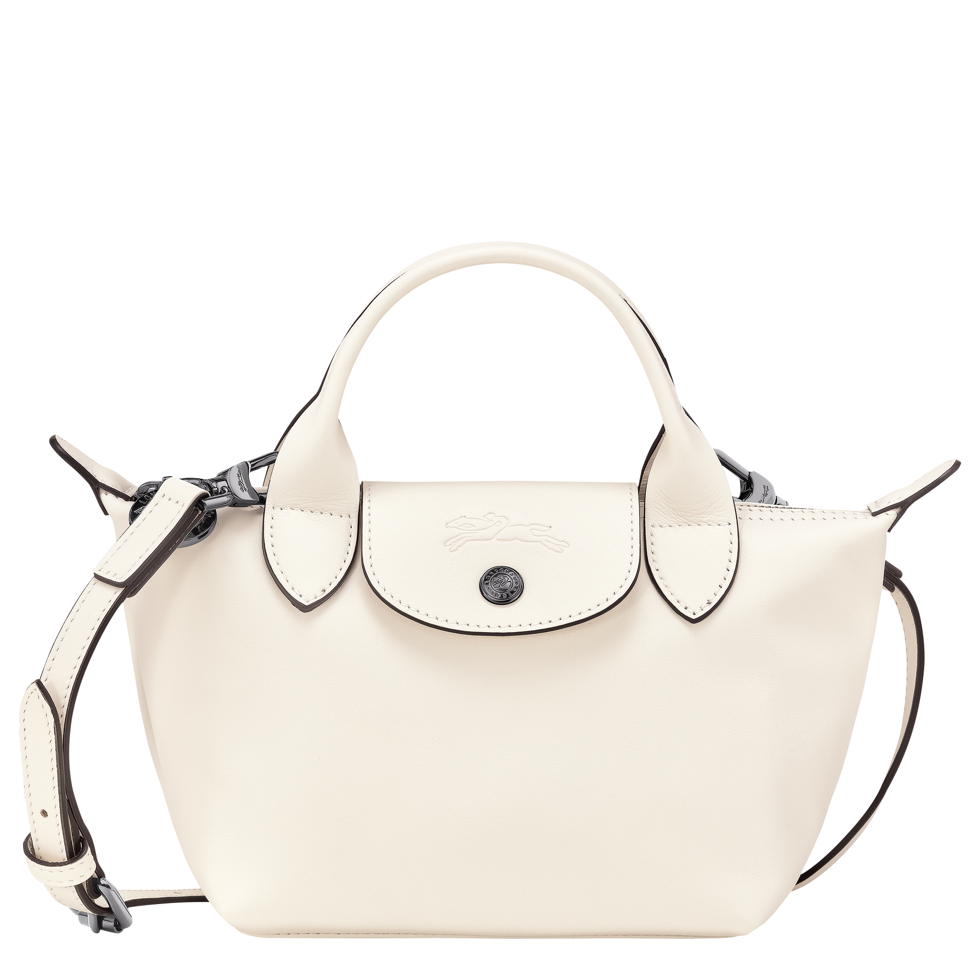 Le Pliage Xtra Tas met handgreep aan de bovenkant XS, Ecru