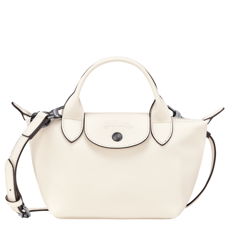 Le Pliage Xtra XS Handbag , Ecru - Leather  - View 1 of 6