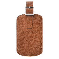 Le Foulonné Luggage tag , Caramel - Leather