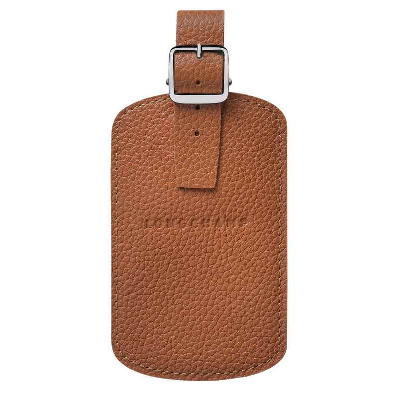 Le Foulonné Luggage tag , Caramel - Leather  - View 1 of  1