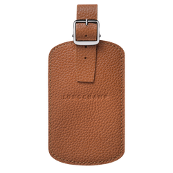 Le Foulonné Luggage tag , Caramel - Leather