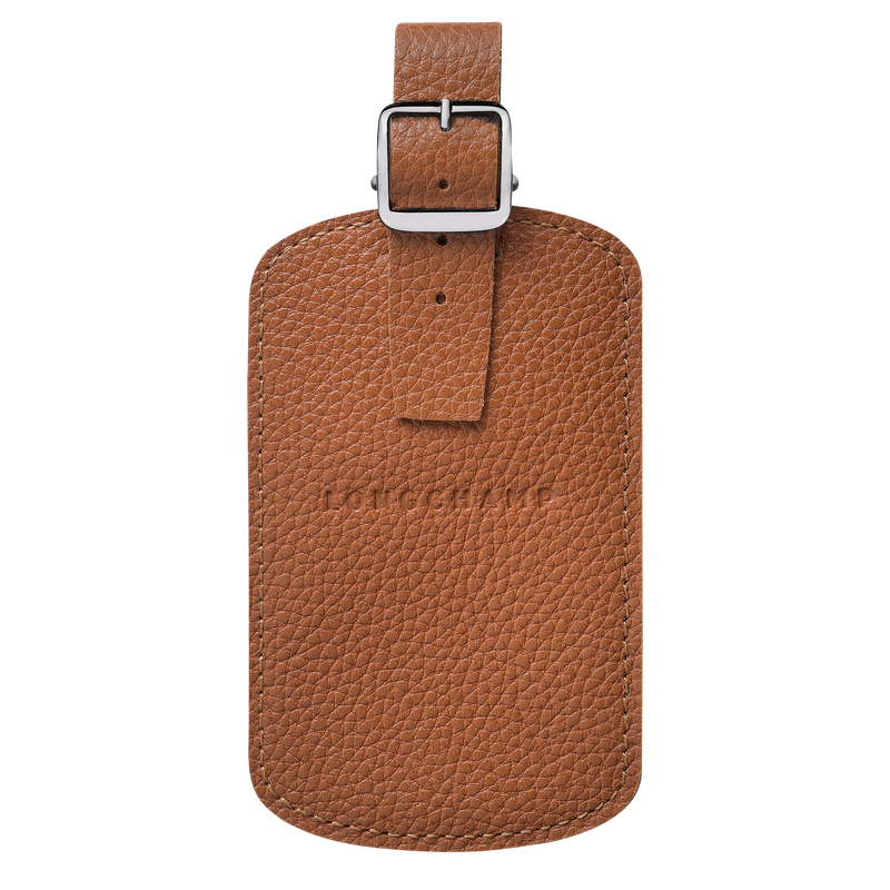 Le Foulonné Luggage tag , Caramel - Leather  - View 1 of  1