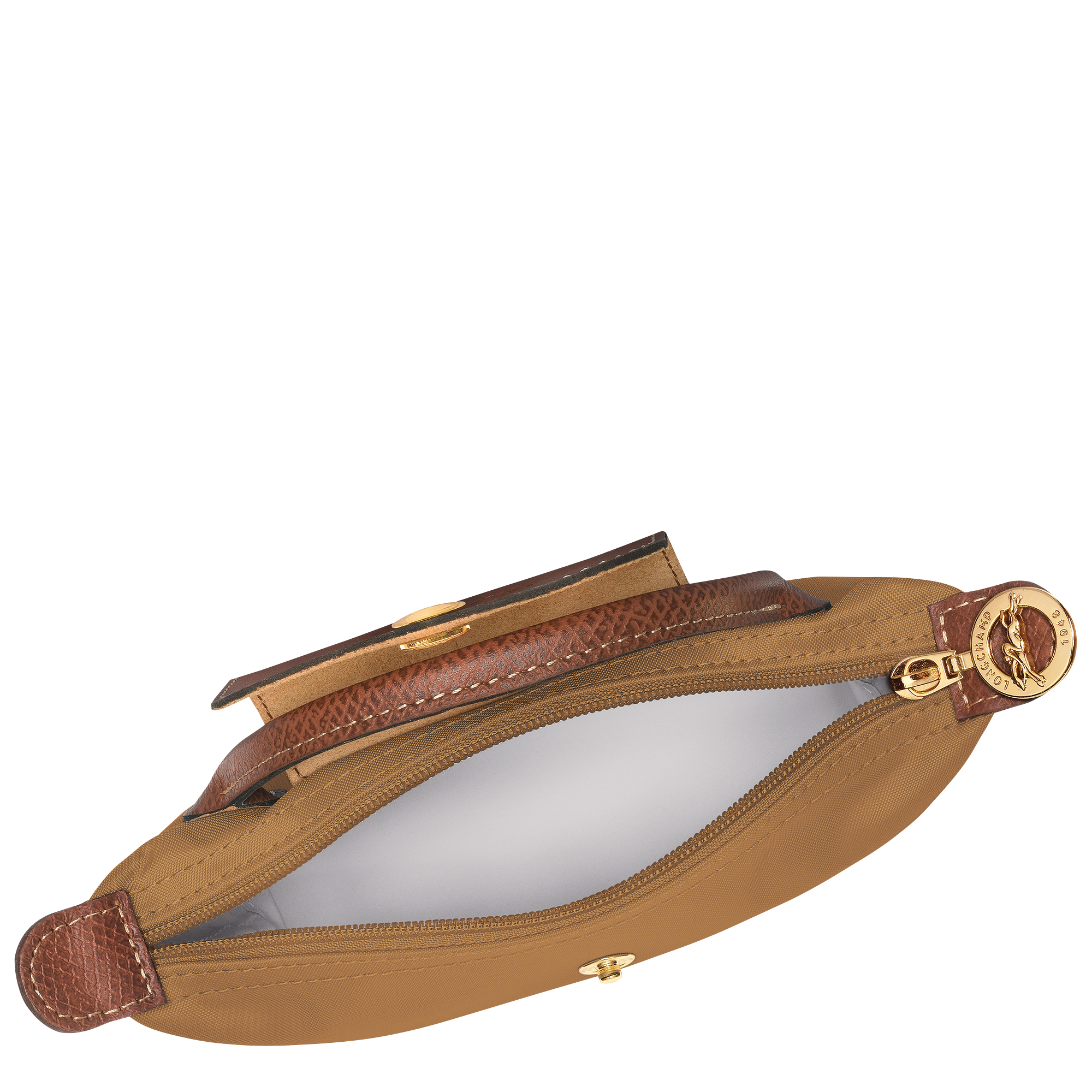Pouch with handle, Fawn - View 5 of
6 - zoom in Le Pliage Original Pouch with handle, Fawn