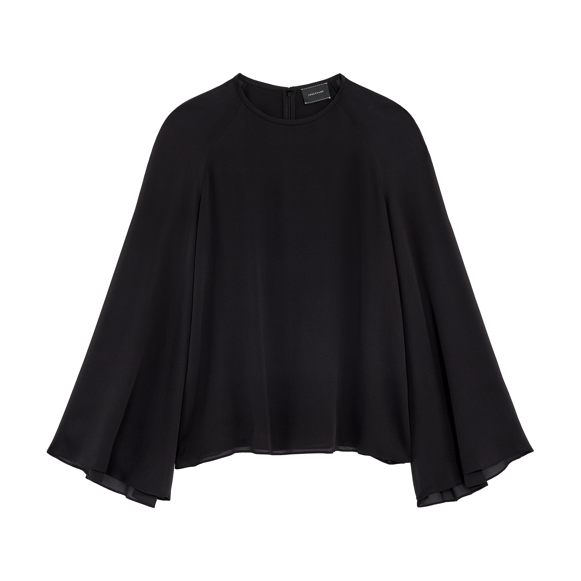 null Bluse, Schwarz