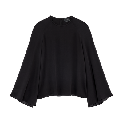 Blouse , Sabl&eacute; - Noir
