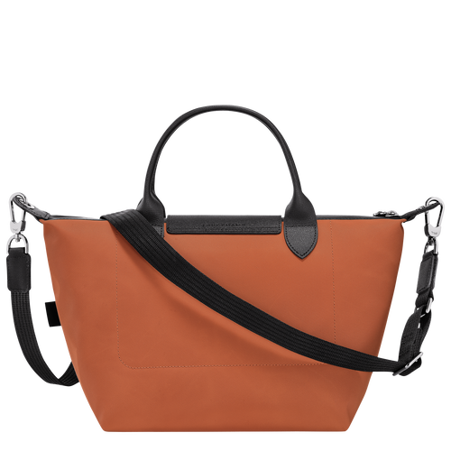 Longchamp le pliage discount heritage leather satchel