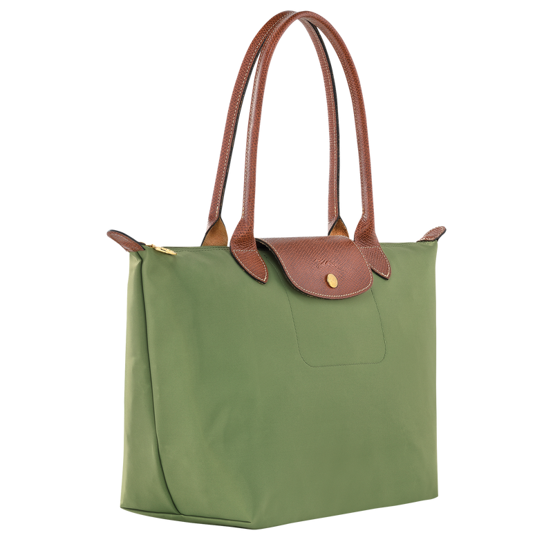 Le Pliage Original M Tote bag , Lichen - Recycled canvas  - View 2 of 5