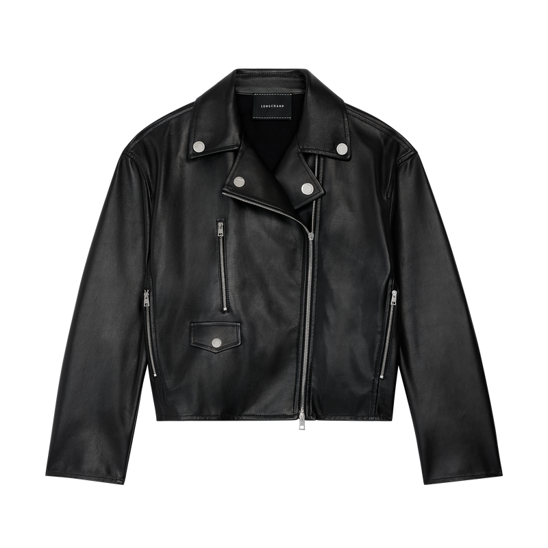 Veste , Cuir - Noir  - Vue 1 de 1