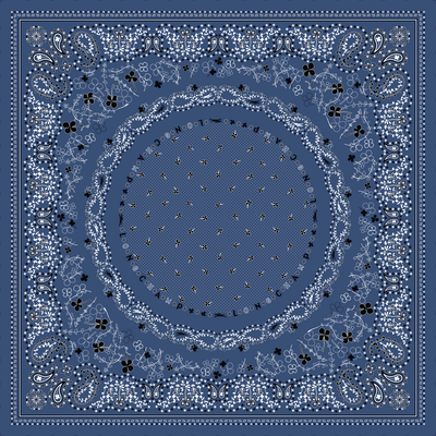 Stole French Bandana , OTHER - Atlantico/Origano