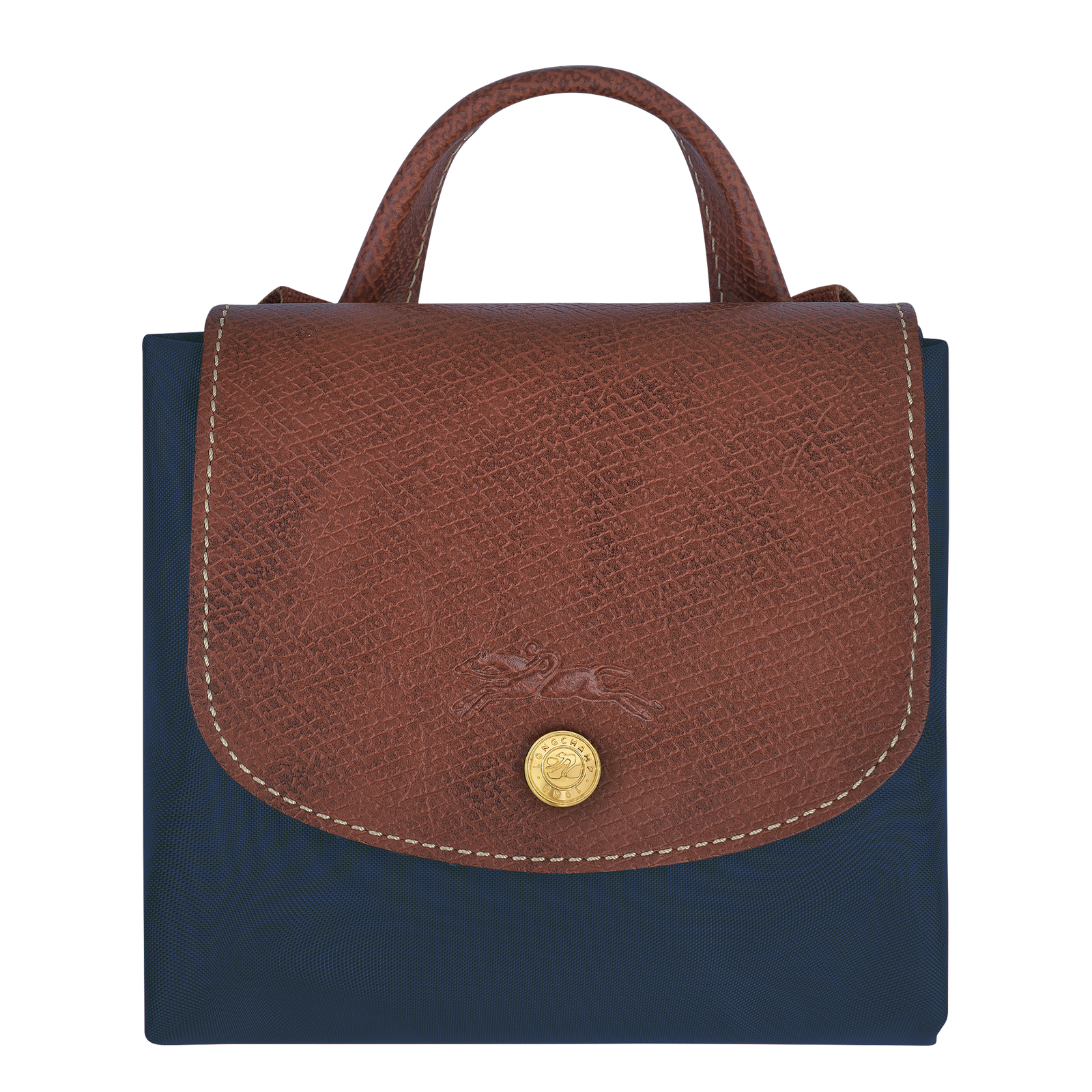 Nylon top backpack longchamp