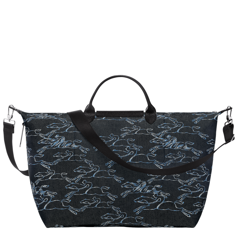 Le Pliage 系列 旅行袋 , 海軍藍色 - 帆布  - 查看 4 6