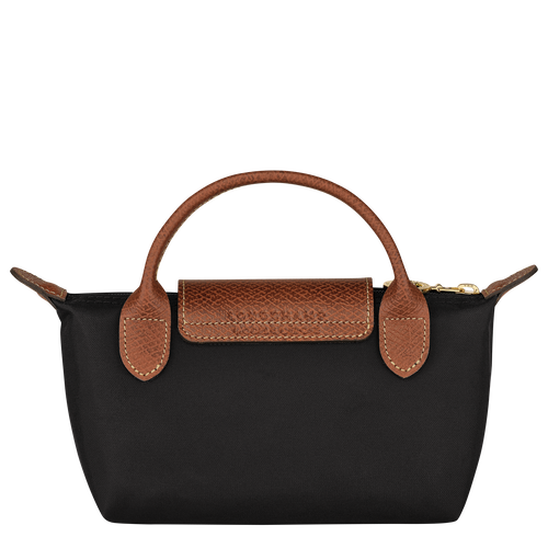 Le Pliage Original Bolso pequeño con asa , Lona reciclada - Negro - Vista 4 de 6