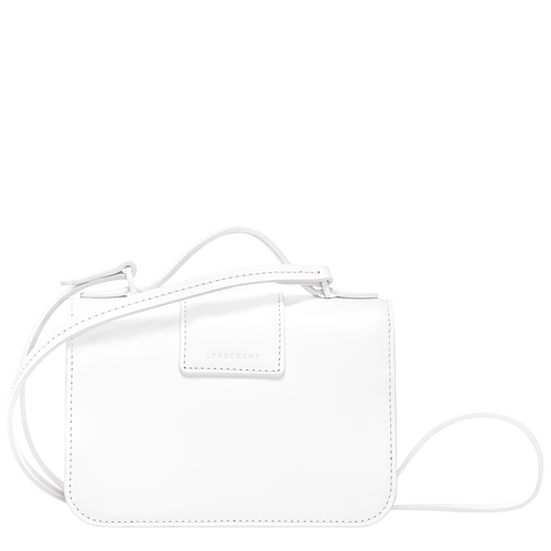 Box-Trot XS Crossbody bag , White - Leather - View 4 of  5