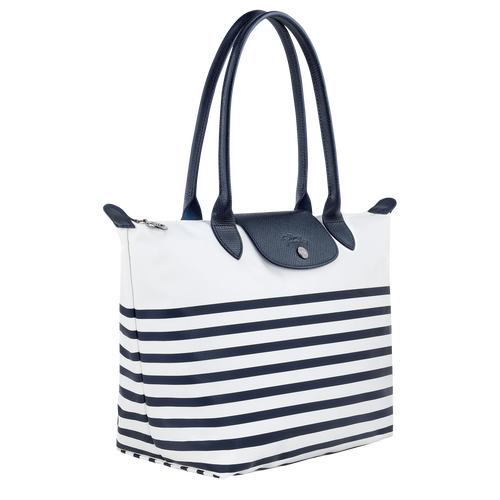 Shopper M Le Pliage Collection , Canvas - Marine/Weiss - Ansicht 3 von 5