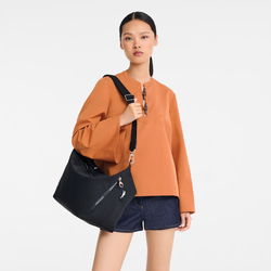 Le Pliage Energy M Crossbody bag , Black - Canvas
