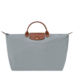 Le Pliage Original Reistas S , Staalgrijs - Gerecycled canvas