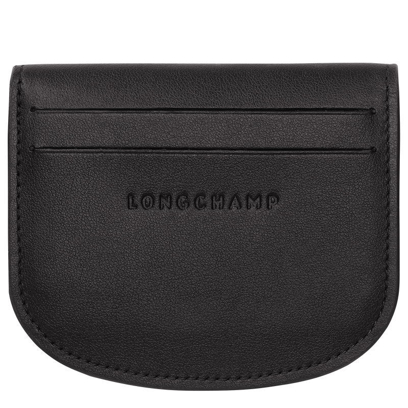 Le Pliage Xtra Card holder , Black - Leather  - View 2 of  3
