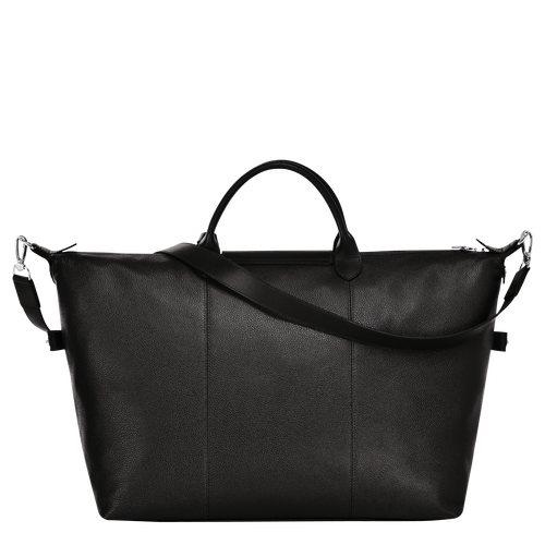 Le Foulonné M Travel bag , Black - Leather - View 4 of  4
