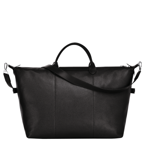 Le Foulonné M Travel bag , Black - Leather - View 3 of  3