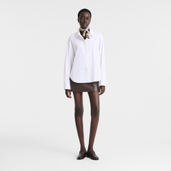 Shirt , White - Cotton poplin