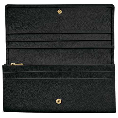 Le Foulonné Continental wallet , Black - Leather - View 3 of 4