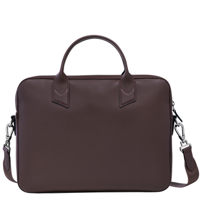 Longchamp sur Seine Briefcase S, Mocha