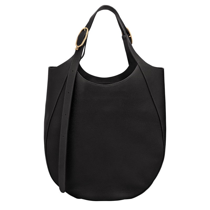 Le Foulonn&eacute; XL Tote bag , Black - Leather  - View 4 of  6