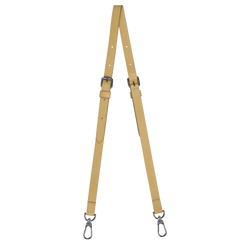 Leather shoulder strap