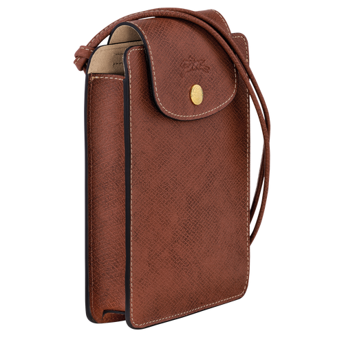 Épure XS Crossbody bag , Brown - Leather - View 3 of  4