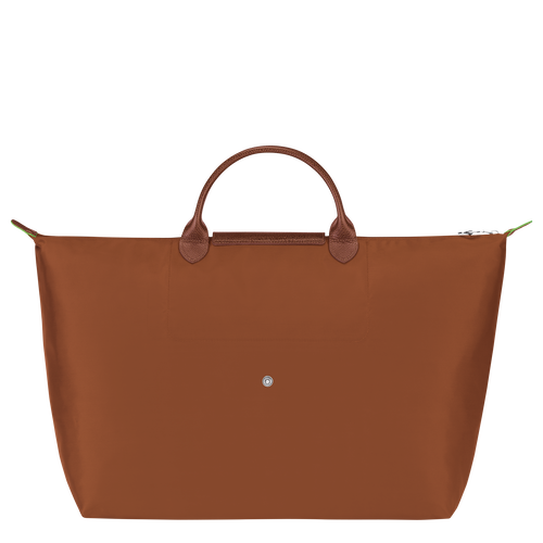 Le Pliage Green S Travel bag , Cognac - Recycled canvas - View 4 of 6