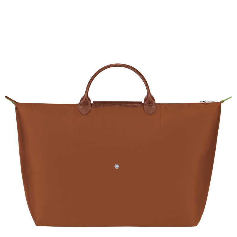 Le Pliage Green S Travel bag , Cognac - Recycled canvas  - View 4 of 6
