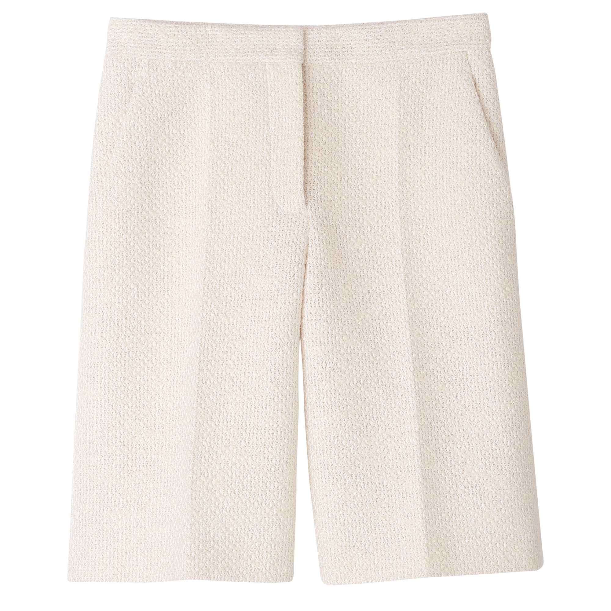 null Bermuda shorts, Ecru