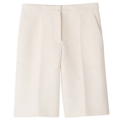 null Bermuda shorts, Ecru