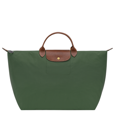 Reisetasche L Le Pliage Original , Recyceltes Canvas - Englischgrün