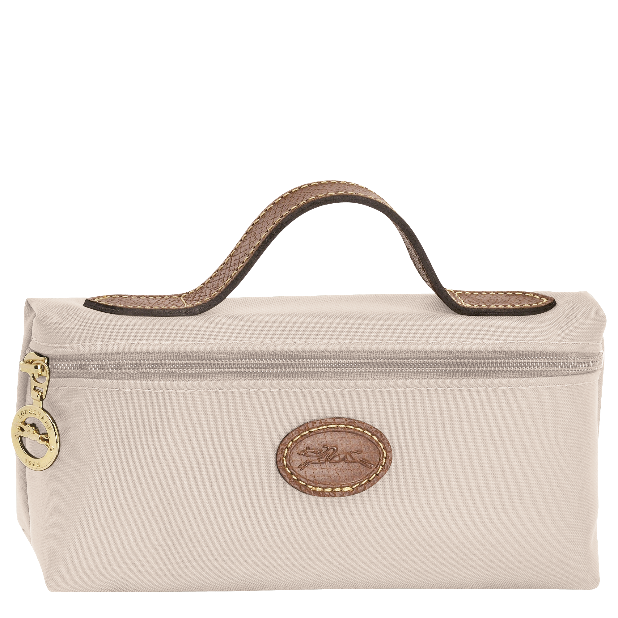 Longchamp leather hotsell cosmetic bag