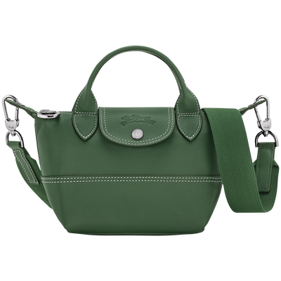 Le Pliage Xtra 手提包 XS , 英式綠色 - 皮革