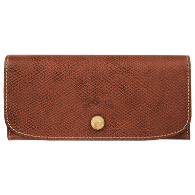 Épure Long continental wallet, Brown