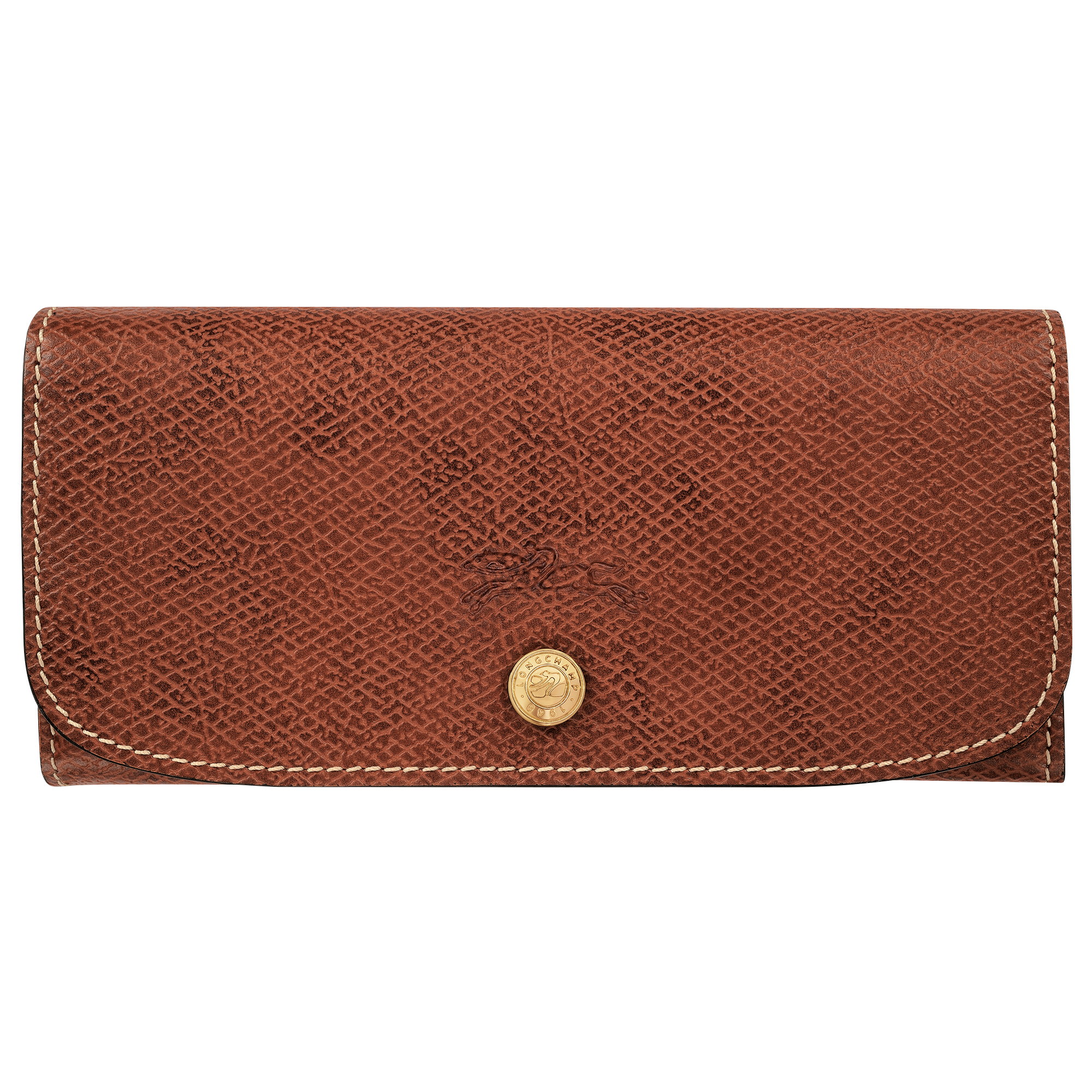 Long continental wallet, Brown - View 1 of
2 - zoom in Épure Long continental wallet, Brown