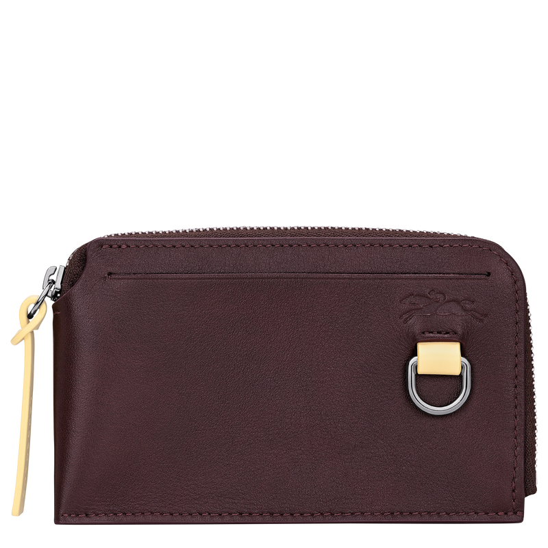 Karten-Etui Longchamp Pocket , Leder - Mokka  - Ansicht 1 von 2