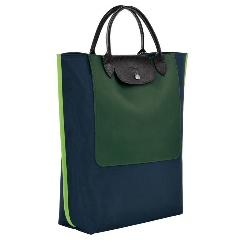 Cabas Longchamp M Tote bag Navy - Canvas | Longchamp US