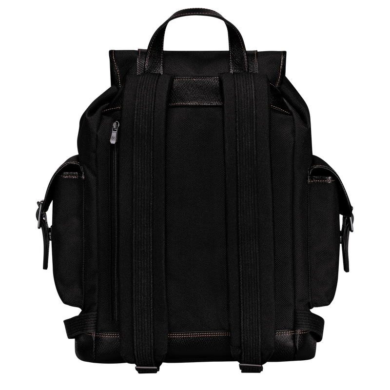 Rucksack Boxford , Recyceltes Canvas - Schwarz  - Ansicht 4 von 4