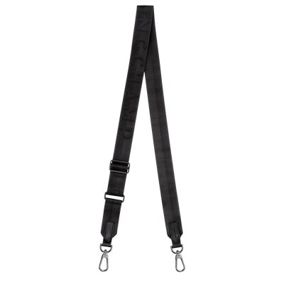 Le Pliage Xtra Schouderriem , Zwart - Canvas
