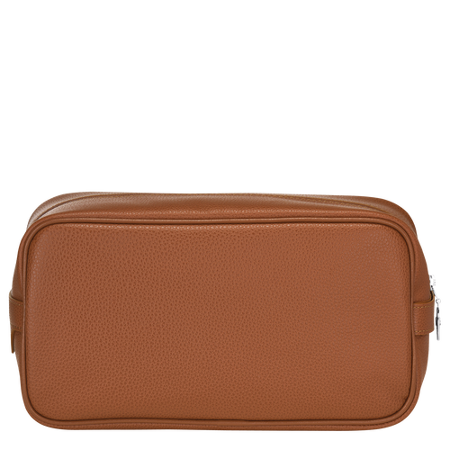 Le Foulonné Toiletry case , Caramel - Leather - View 3 of  3