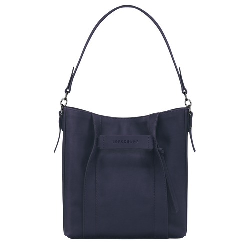 Longchamp 3D M Hobo bag , Bilberry - Leather - View 1 of  4