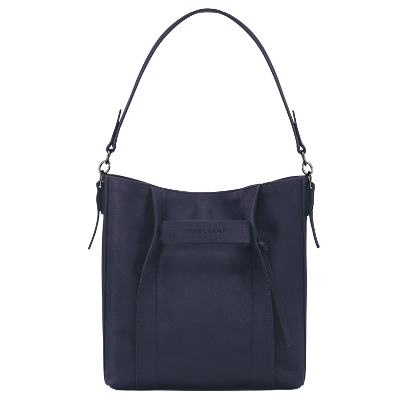 Longchamp 3D M Hobo bag , Bilberry - Leather  - View 1 of  4