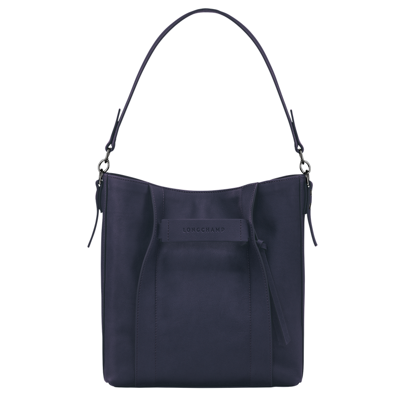Longchamp 3D M Hobo bag , Bilberry - Leather  - View 1 of  4